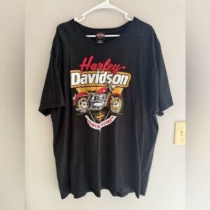 Harley-Davidson Mens Short Sleeve Sleeve T Shirt SX 3XL Renegade Biker Crew Neck